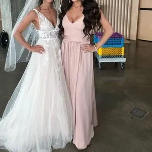 David's Bridal | Dresses | Davids Bridal Mauve Sand Champagne Formal Dress  4 | Poshmark